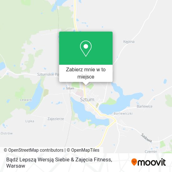 Mapa Bądź Lepszą Wersją Siebie & Zajęcia Fitness