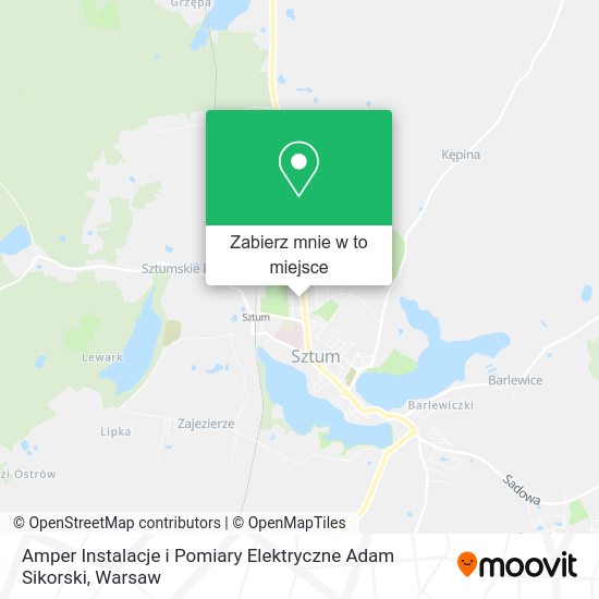 Mapa Amper Instalacje i Pomiary Elektryczne Adam Sikorski