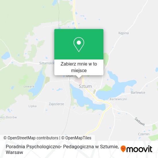 Mapa Poradnia Psychologiczno- Pedagogiczna w Sztumie