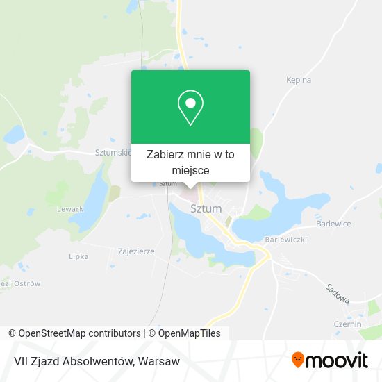 Mapa VII Zjazd Absolwentów