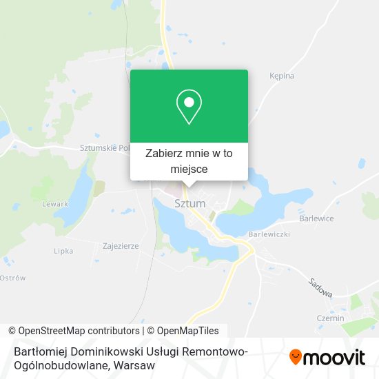 Mapa Bartłomiej Dominikowski Usługi Remontowo-Ogólnobudowlane