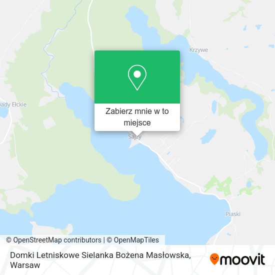 Mapa Domki Letniskowe Sielanka Bożena Masłowska