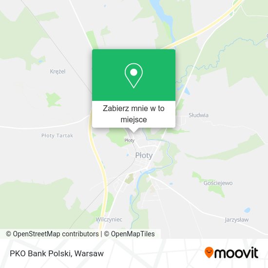 Mapa PKO Bank Polski