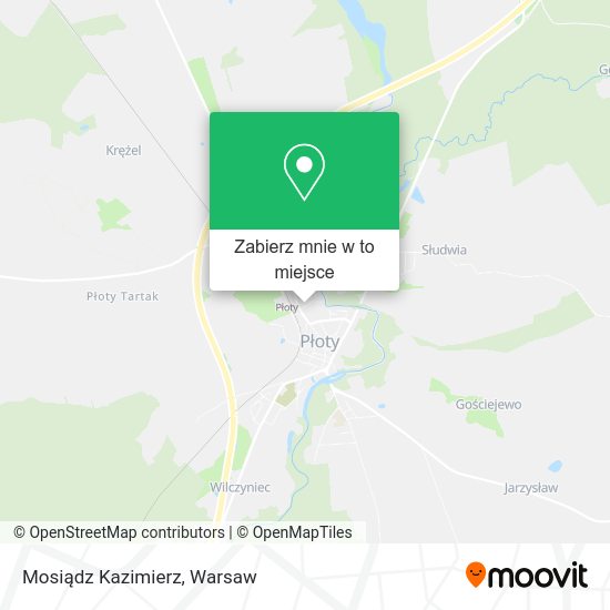 Mapa Mosiądz Kazimierz