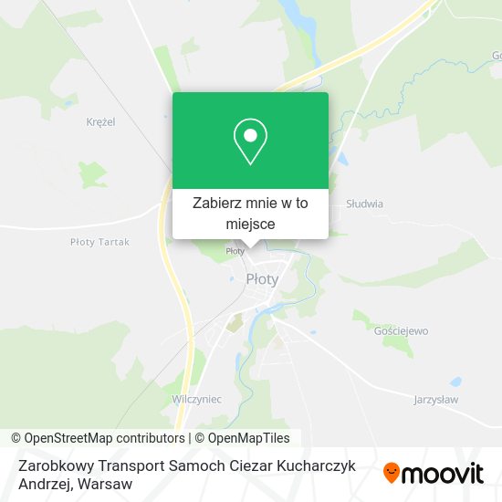 Mapa Zarobkowy Transport Samoch Ciezar Kucharczyk Andrzej