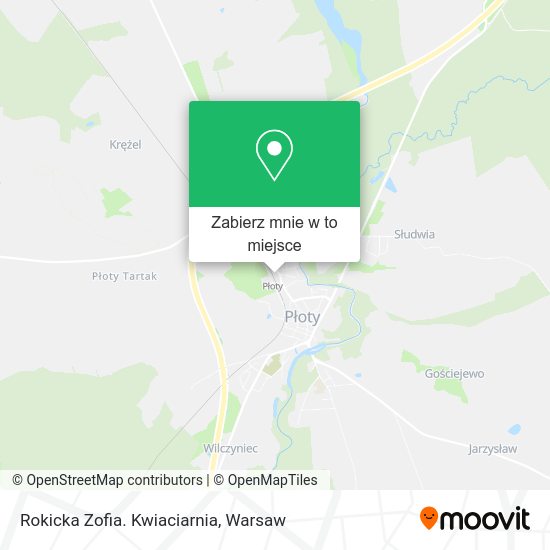 Mapa Rokicka Zofia. Kwiaciarnia