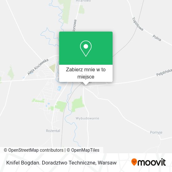 Mapa Knifel Bogdan. Doradztwo Techniczne