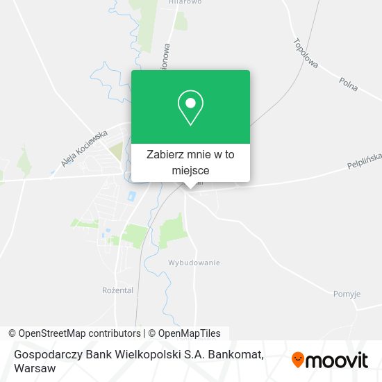 Mapa Gospodarczy Bank Wielkopolski S.A. Bankomat