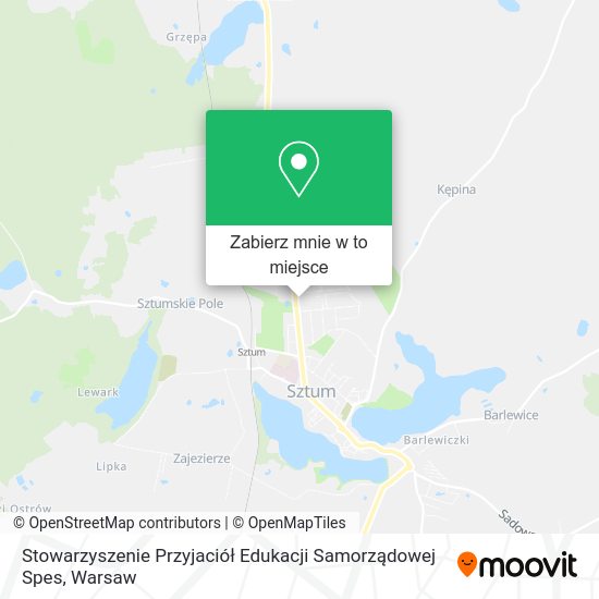 Mapa Stowarzyszenie Przyjaciół Edukacji Samorządowej Spes