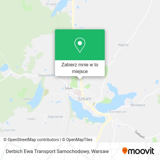 Mapa Derbich Ewa Transport Samochodowy