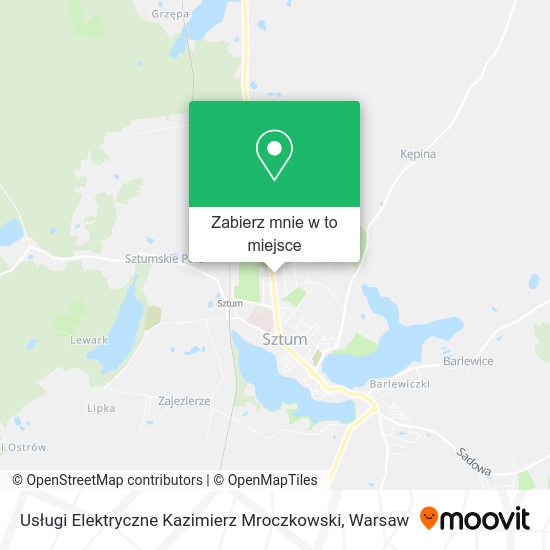 Mapa Usługi Elektryczne Kazimierz Mroczkowski