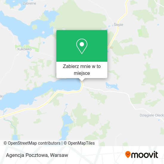 Mapa Agencja Pocztowa