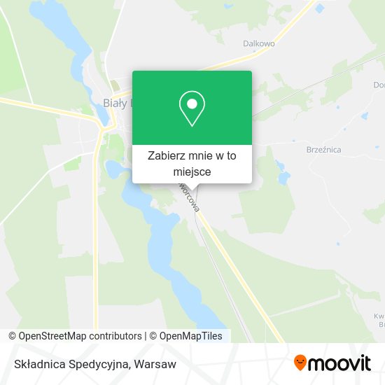 Mapa Składnica Spedycyjna