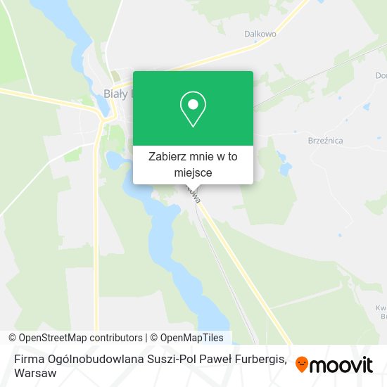 Mapa Firma Ogólnobudowlana Suszi-Pol Paweł Furbergis