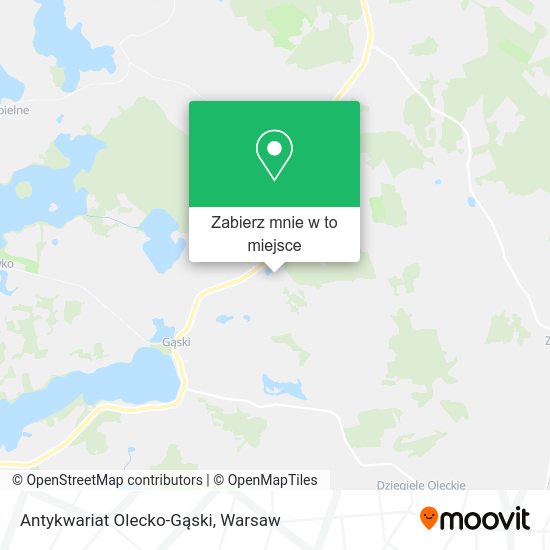 Mapa Antykwariat Olecko-Gąski