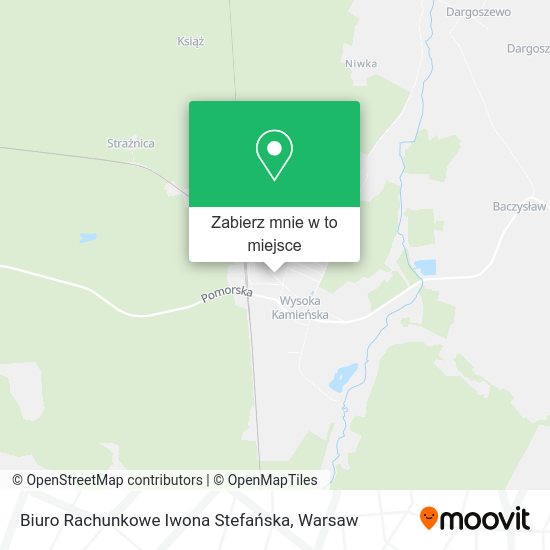 Mapa Biuro Rachunkowe Iwona Stefańska