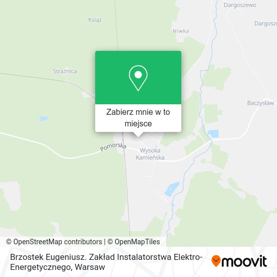 Mapa Brzostek Eugeniusz. Zakład Instalatorstwa Elektro-Energetycznego