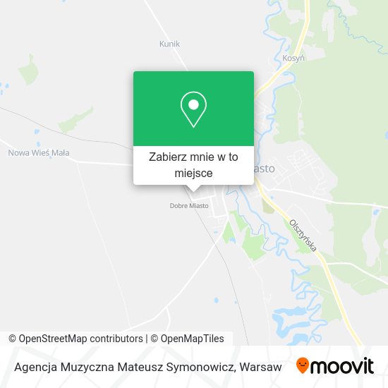 Mapa Agencja Muzyczna Mateusz Symonowicz