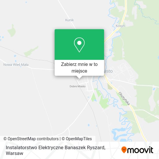 Mapa Instalatorstwo Elektryczne Banaszek Ryszard