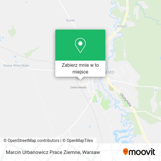 Mapa Marcin Urbanowicz Prace Ziemne