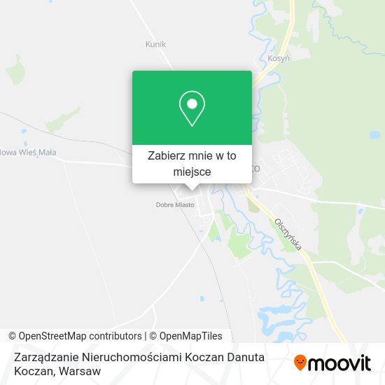 Mapa Zarządzanie Nieruchomościami Koczan Danuta Koczan