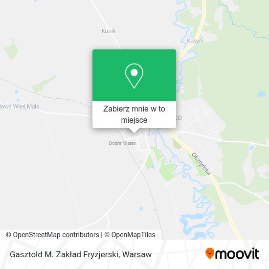 Mapa Gasztold M. Zakład Fryzjerski