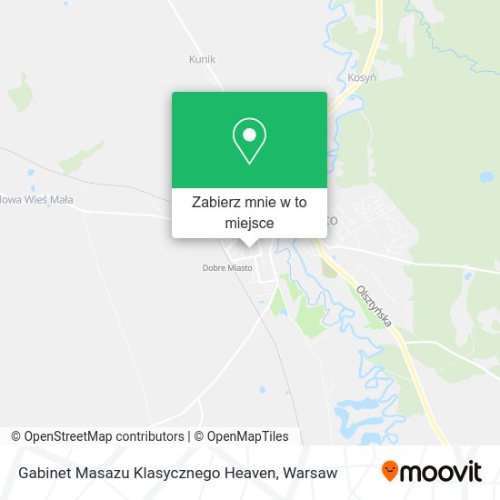 Mapa Gabinet Masazu Klasycznego Heaven