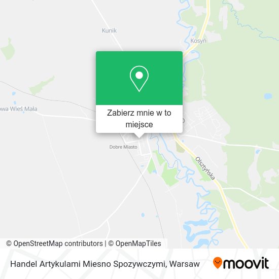 Mapa Handel Artykulami Miesno Spozywczymi