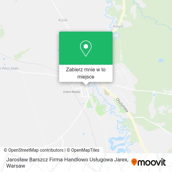 Mapa Jarosław Barszcz Firma Handlowo Usługowa Jarex