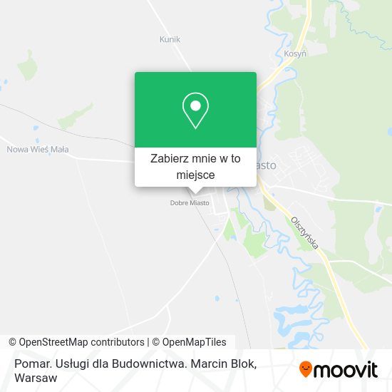 Mapa Pomar. Usługi dla Budownictwa. Marcin Blok