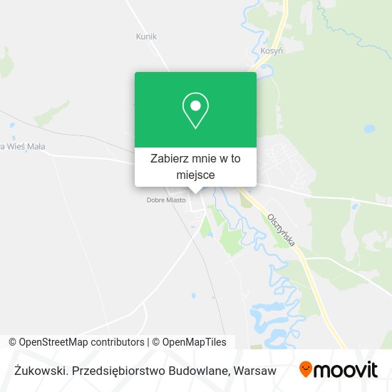 Mapa Żukowski. Przedsiębiorstwo Budowlane