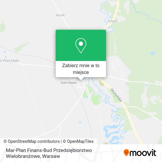 Mapa Mar-Plan Finans-Bud Przedsiębiorstwo Wielobranżowe