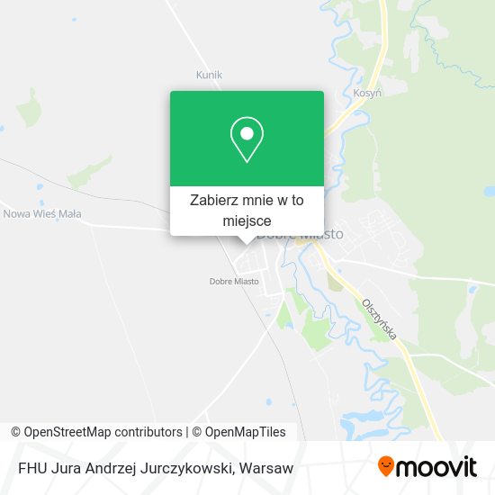 Mapa FHU Jura Andrzej Jurczykowski