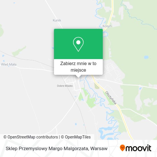 Mapa Sklep Przemyslowy Margo Malgorzata