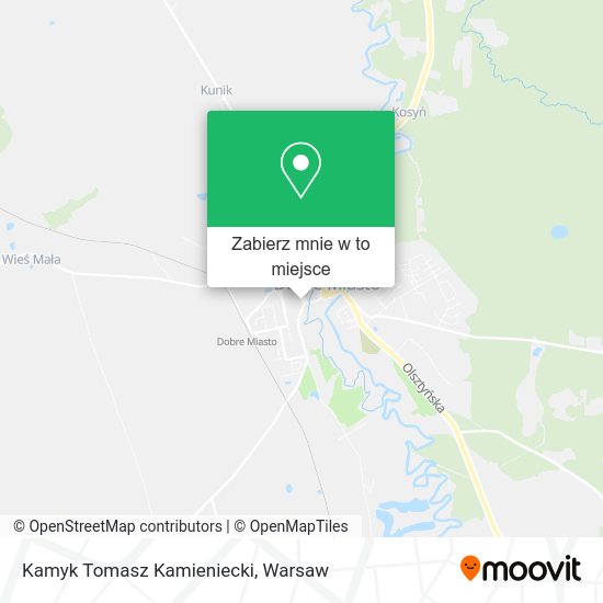 Mapa Kamyk Tomasz Kamieniecki