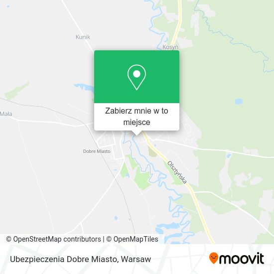 Mapa Ubezpieczenia Dobre Miasto