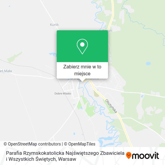 Mapa Parafia Rzymskokatolicka Najświętszego Zbawiciela i Wszystkich Świętych