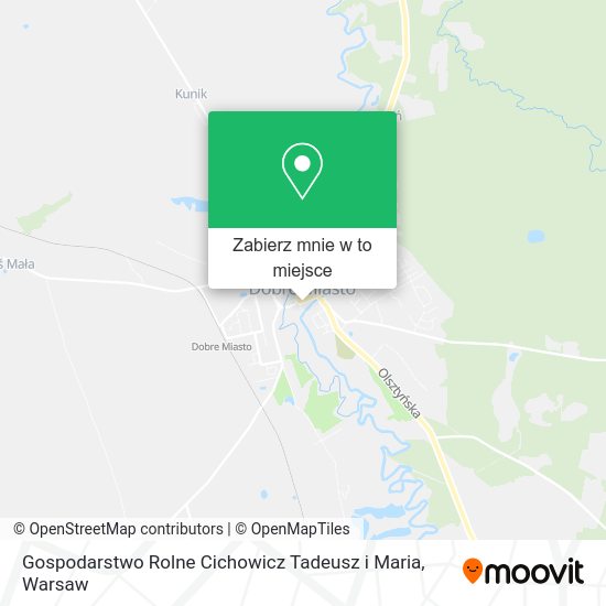 Mapa Gospodarstwo Rolne Cichowicz Tadeusz i Maria