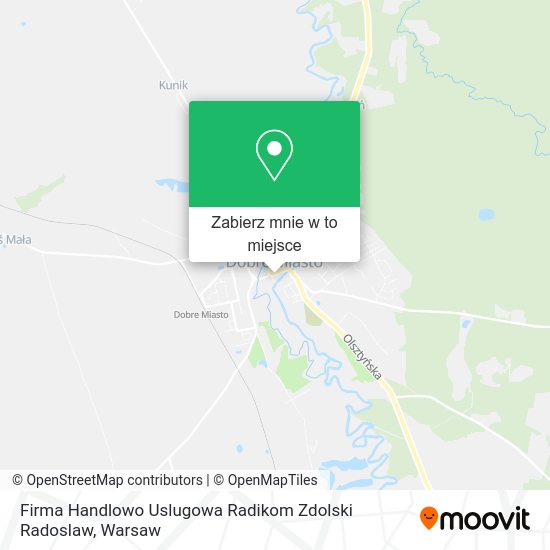 Mapa Firma Handlowo Uslugowa Radikom Zdolski Radoslaw