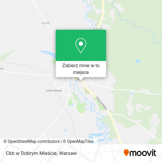 Mapa Ckb w Dobrym Mieście