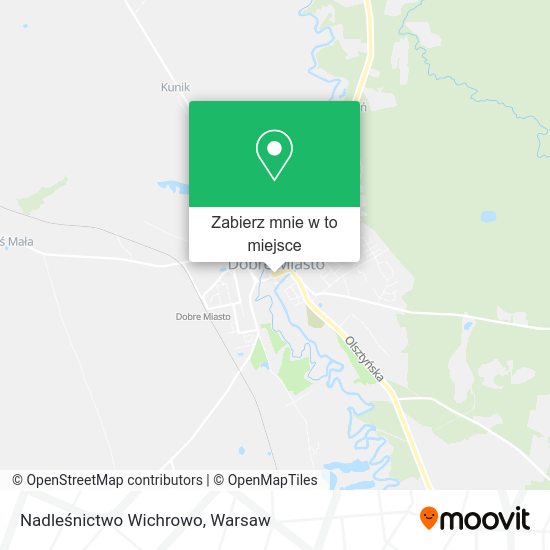 Mapa Nadleśnictwo Wichrowo