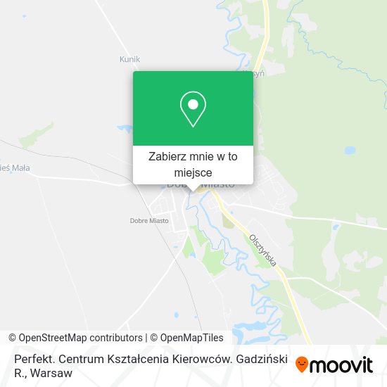 Mapa Perfekt. Centrum Kształcenia Kierowców. Gadziński R.