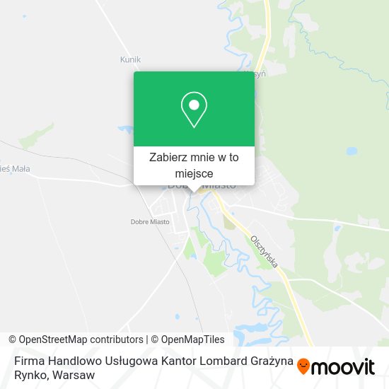 Mapa Firma Handlowo Usługowa Kantor Lombard Grażyna Rynko