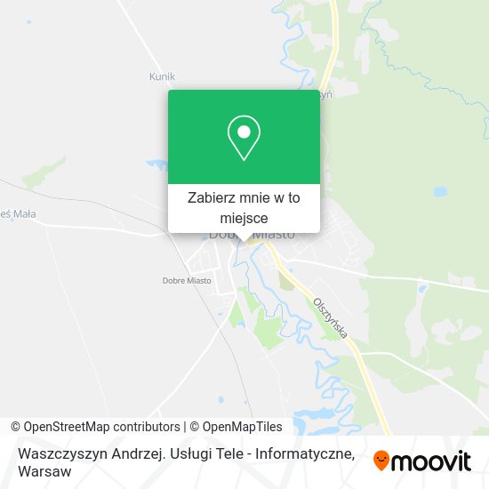 Mapa Waszczyszyn Andrzej. Usługi Tele - Informatyczne