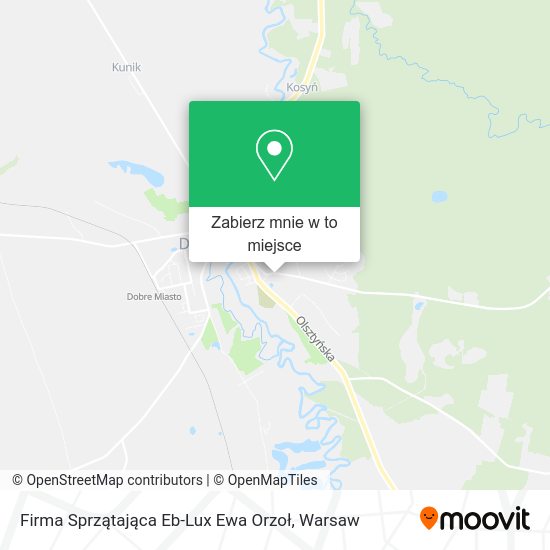 Mapa Firma Sprzątająca Eb-Lux Ewa Orzoł