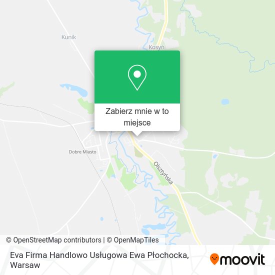 Mapa Eva Firma Handlowo Usługowa Ewa Płochocka