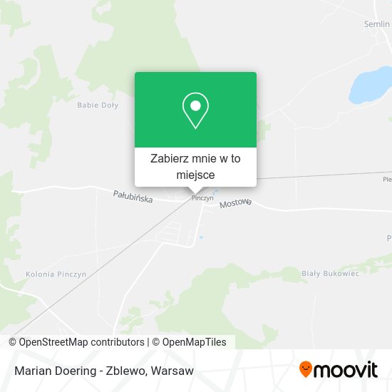 Mapa Marian Doering - Zblewo