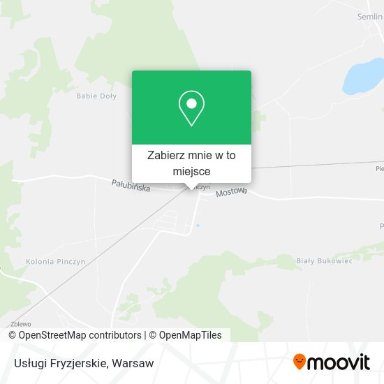 Mapa Usługi Fryzjerskie