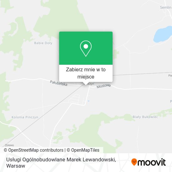 Mapa Usługi Ogólnobudowlane Marek Lewandowski