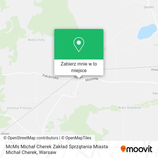 Mapa McMs Michał Cherek Zakład Sprzątania Miasta Michał Cherek